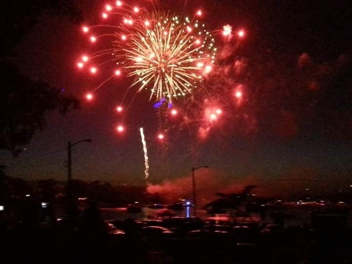 The Beachwood Fireworks over the Toms River are one of the largest fireworks displays in the area. 