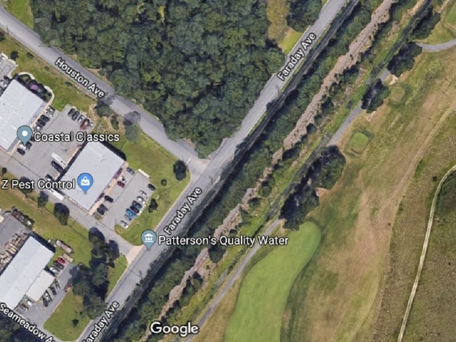 The crash at Faraday and Houston avenues killed both people in a Nissan Pathfinder, authorities said. 