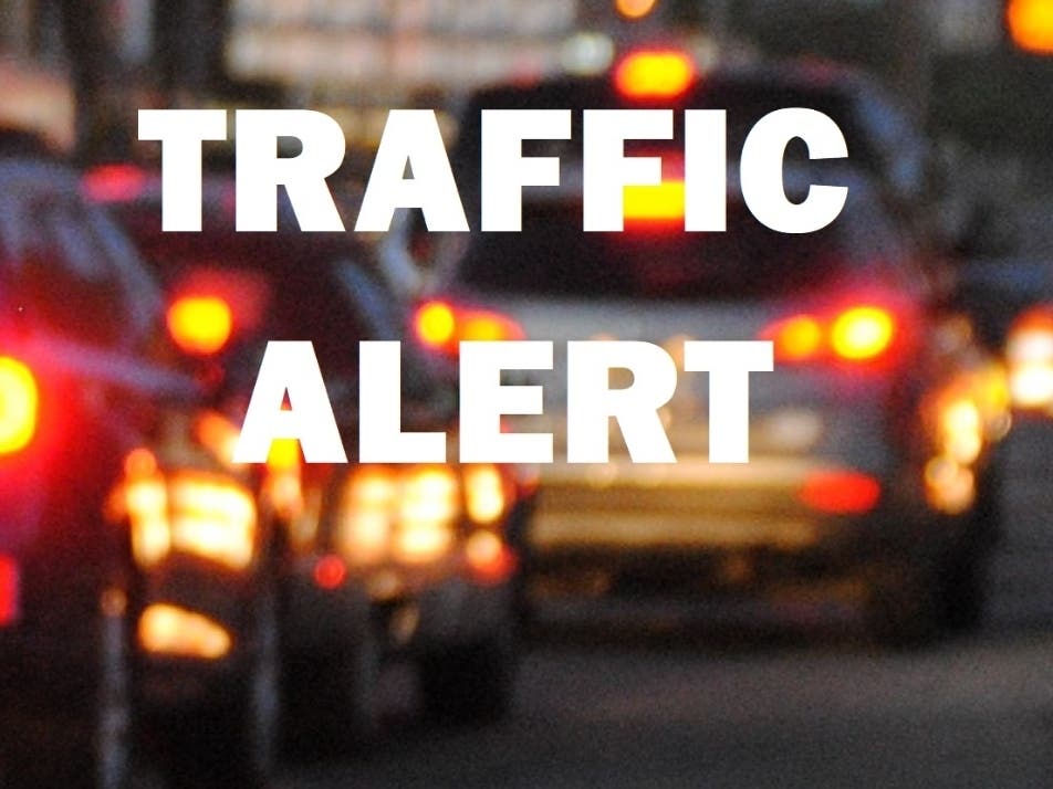 Traffic delays are happening in the area of a crash on Route 37 on Saturday evening. 