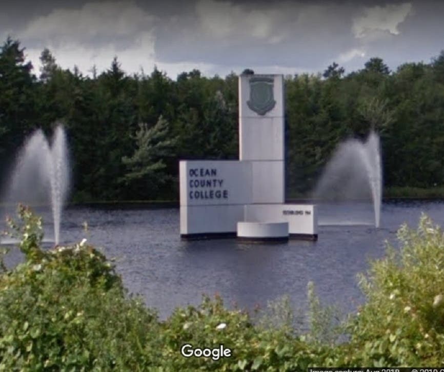 The Gateway building at Ocean County College was evacuated briefly Monday morning. 