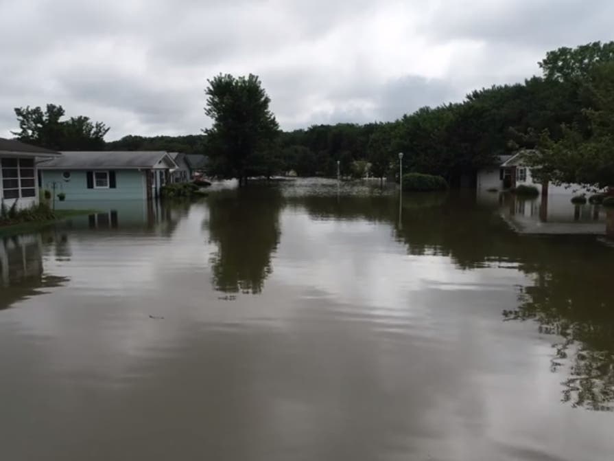 Flooding in Greenbriar 1 on Aug. 13, 2018, was caused by the historic amount of rain that fell, overwhelming the drains. Nearly 8 inches of rain fell in a localized storm.  
