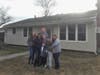 The Manning family — Shealyn, Linda, George, Mia, Shaunna and Shaunna's sons — are feeling blessed after Premier Roofing told them they would be getting a new roof as a gift. Work to replace the roof began Wednesday.