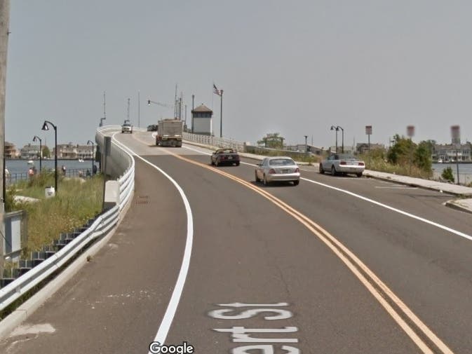 The Mantoloking Bridge is closed until further notice, the sheriff's office said. 