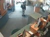 The bank robber, seen on surveillance video from First FInancial Bank in Toms River, is still being sought. 