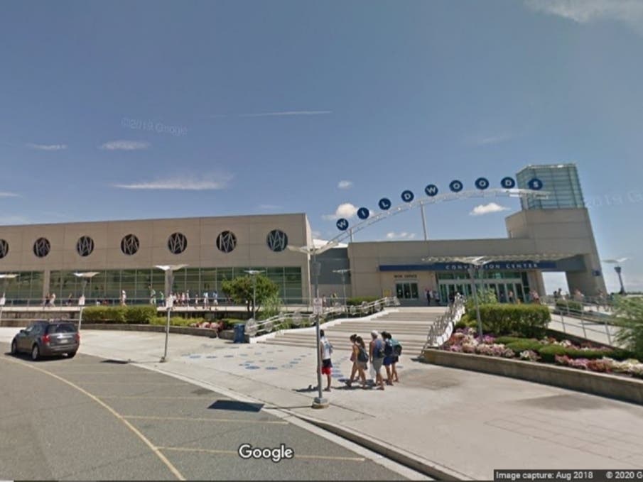 The immediate area around the Wildwoods Convention Center will be shut down to all traffic, according to a report.