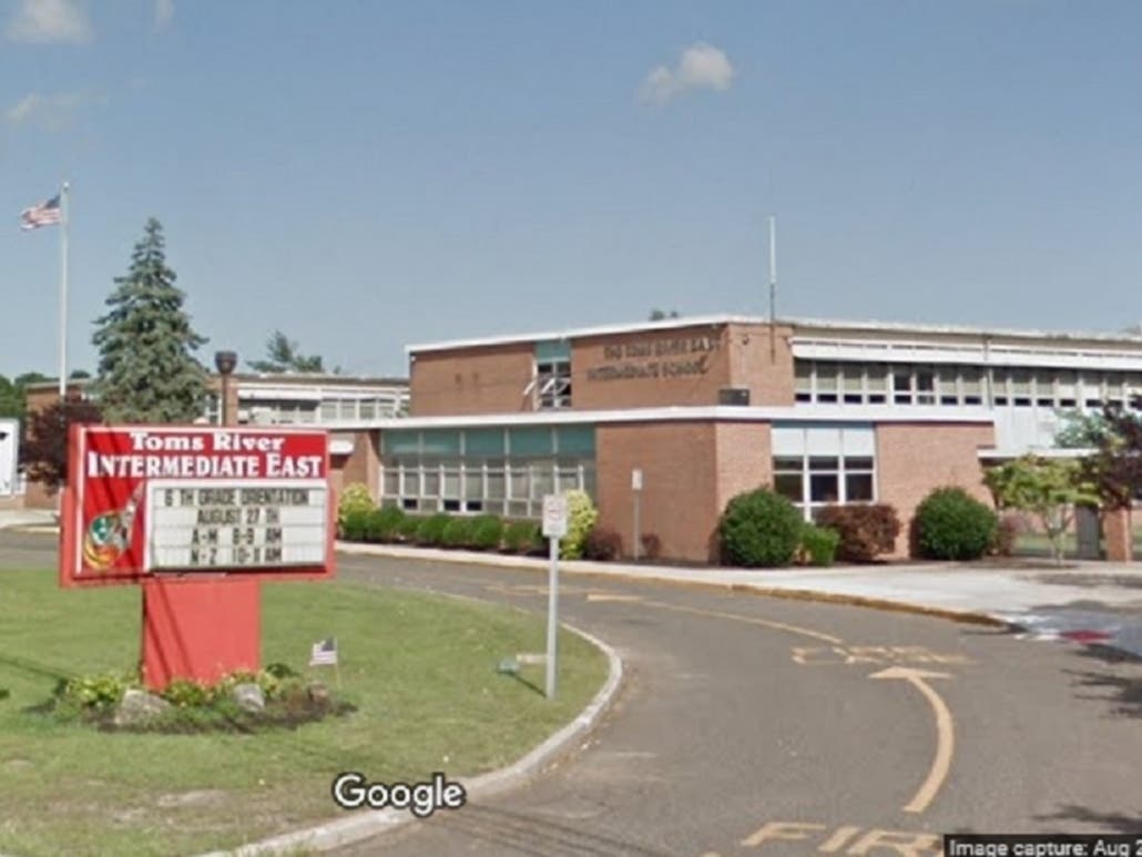 A Toms River Intermediate East student notified the district of the alleged incident, district officials said. 