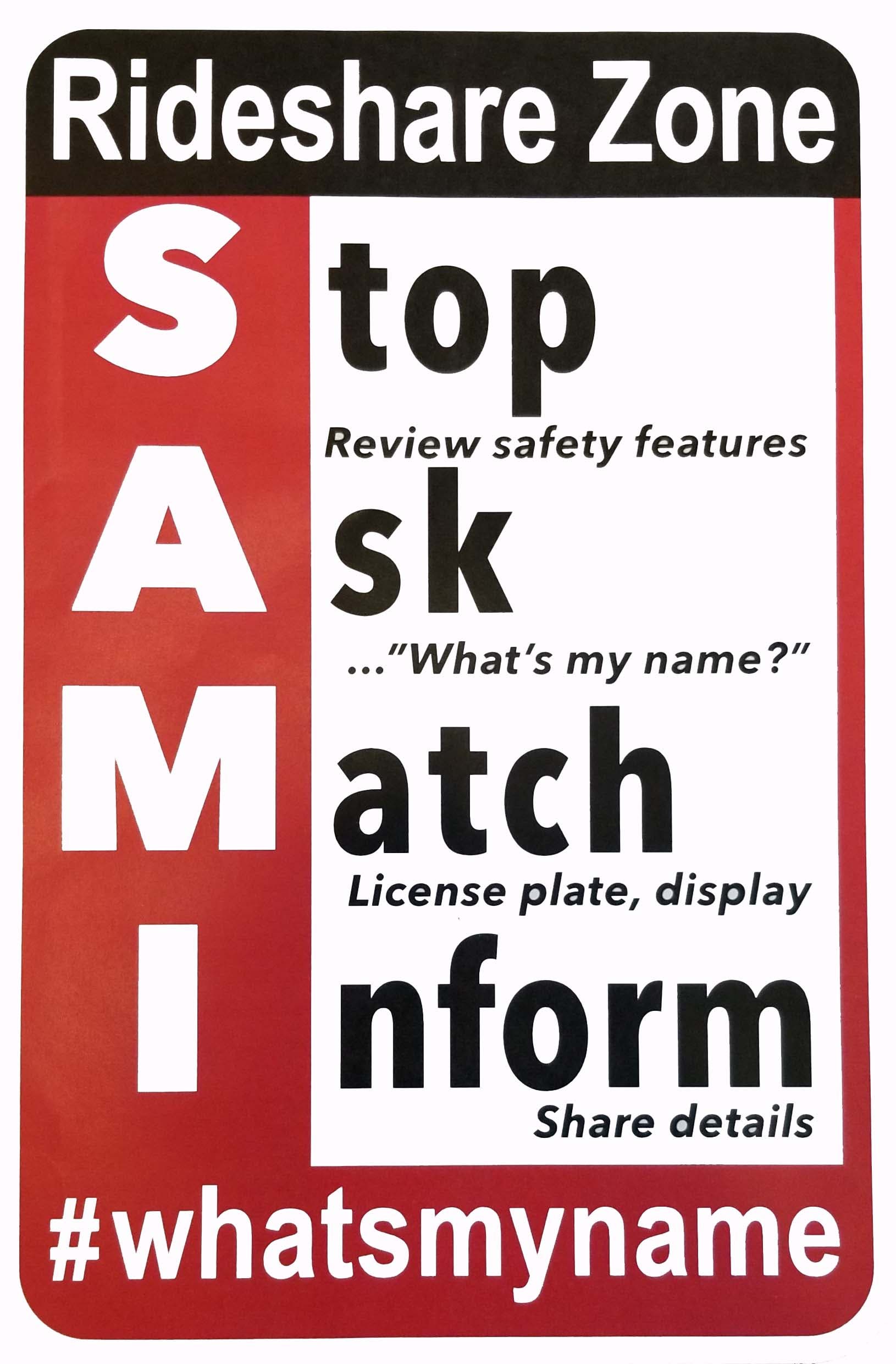 SAMI Signs In Ocean County Remind Ride-Share Users To Be Safe | Toms ...