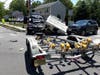 Five people were hurt in the crash at the intersection of Manchester Boulevard, 