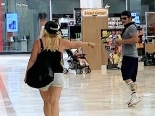 The man and woman in this photo have been identified and charged with simple assault in the July 9 incident.