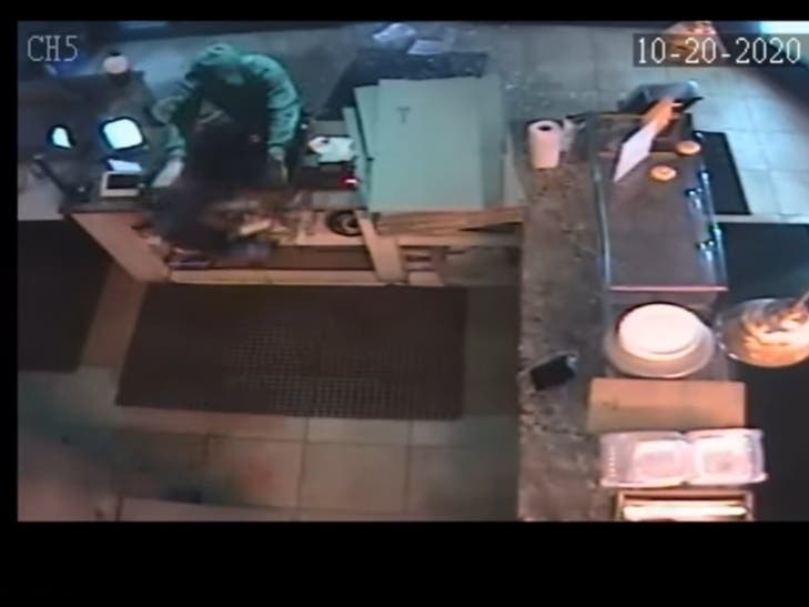 Manchester police are seeking help in identifying a person who burglarized Linda's Pizza.