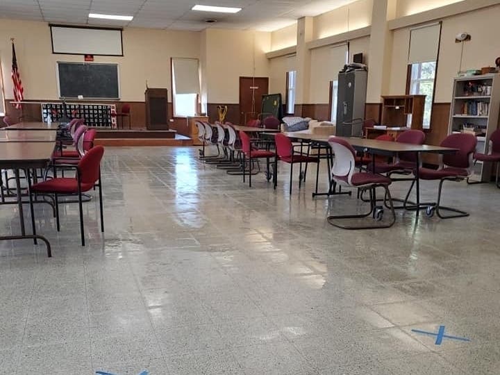 With the coronavirus pandemic, Just Believe has made adjustments at the Riverwood Park Code Blue emergency shelter for the homeless.