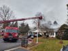 One firefighter was injured fighting the blaze that left a Willow Court duplex uninhabitable. 