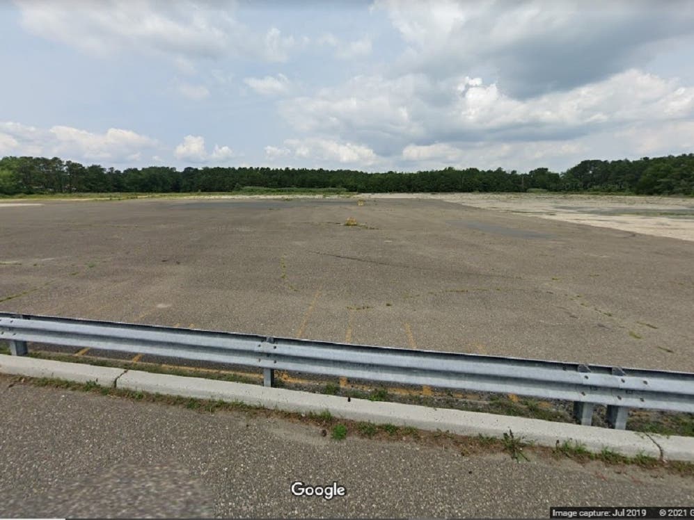 The parking lot where the former Foodtown stood remains empty while the site plan awaits approval from Ocean County. 