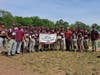 The 2021 Toms River South baseball team with coach Ken Frank after their 12-2 victory over Point Pleasant Beach gave Frank his 900th coaching victory. 