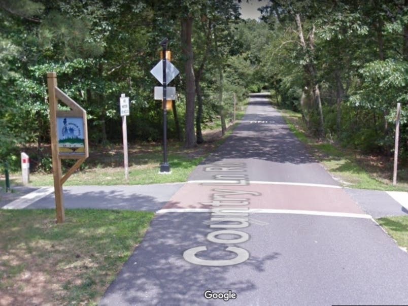 A woman's body was found in the woods near the Barnegat Branch Trail and Country Line Road in Waretown on Friday, the Ocean County Prosecutor's Office said Saturday. 