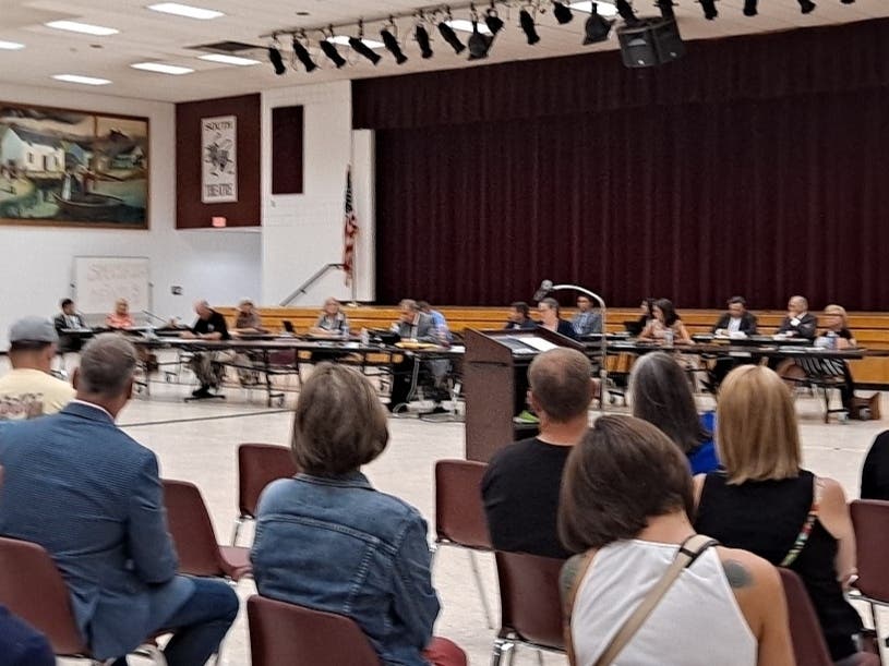 The Toms River Regional Board of Education is voting on a superintendent. 