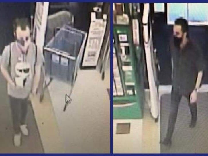 Two men have been charged in the theft of $500 worth of cold medicine and may be charged in other towns.