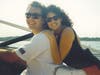 Jim and Jennifer Sands on their 23-foot Bowrider, which they kept at Green Cove Marina. Jennifer said one of Jim's great joys was taking family and friends out on the boat. 