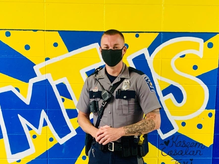 Manchester Township Police Officer Keith Craig, a nine-year member of the force, is the new school resource officer at Manchester Township High School. 