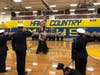 The presentation of the colors by the Manchester NJROTC unit. 