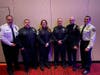 From left: EMT Director Mike Botts, EMTs Brian Schwarz, Breanne Woska, Mike Magnetti, Paul Witham, and EMT Deputy Director Tim Cranmer.