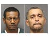 Andrew D. Williams, 42, (left) and Louis Candelario, 49, both of Brooklyn, are suspects in multiple motor vehicle thefts and burglaries at gyms across New Jersey. 