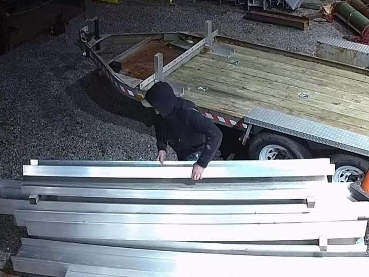 Police are hoping someone has information regarding the theft of boat lift parts and a trailer from a Princeton Avenue marina. 