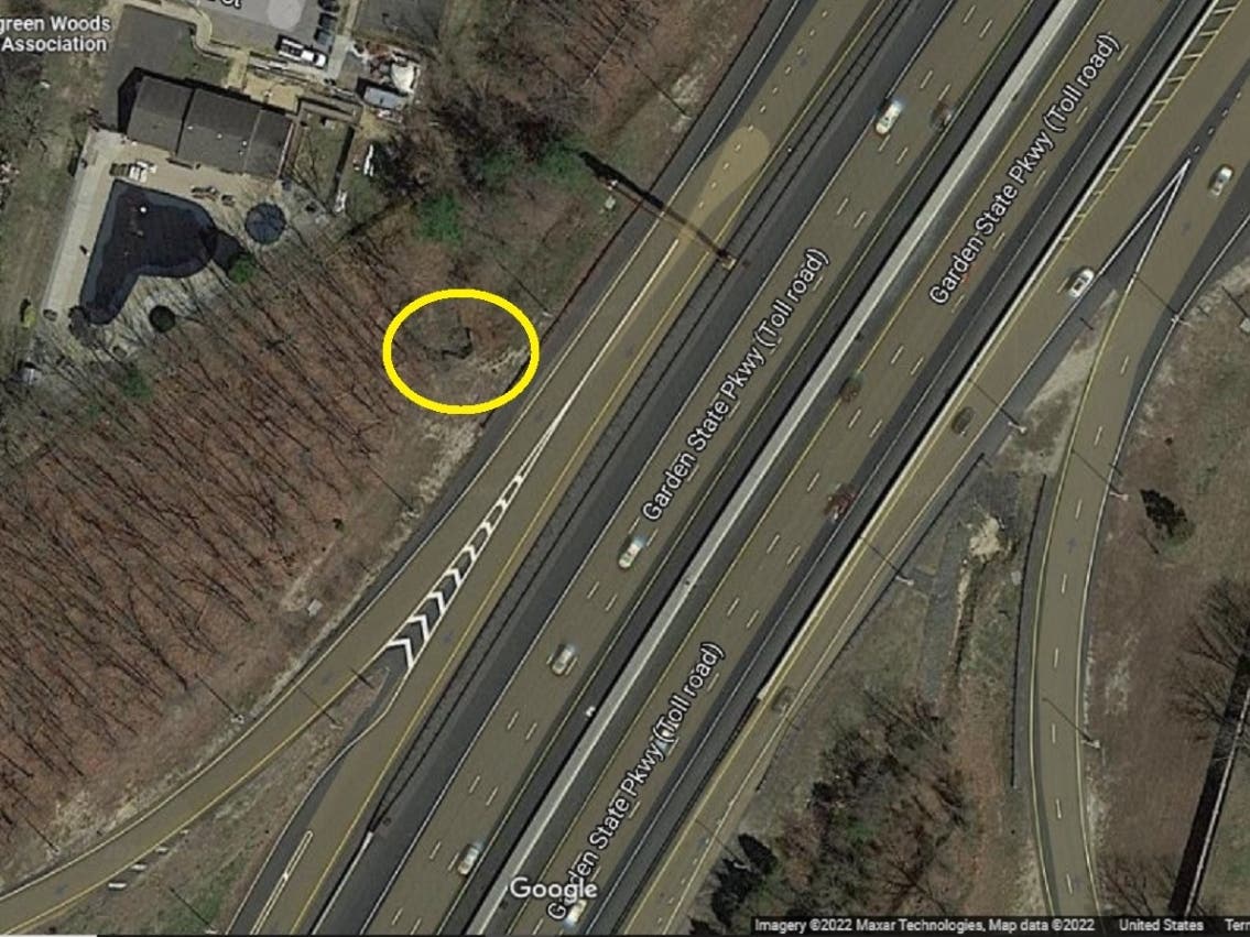 More details were released on how firefighters finally squelched the blaze in the culvert (the west opening is circled in yellow) the Parkway, along with the damage it caused. 