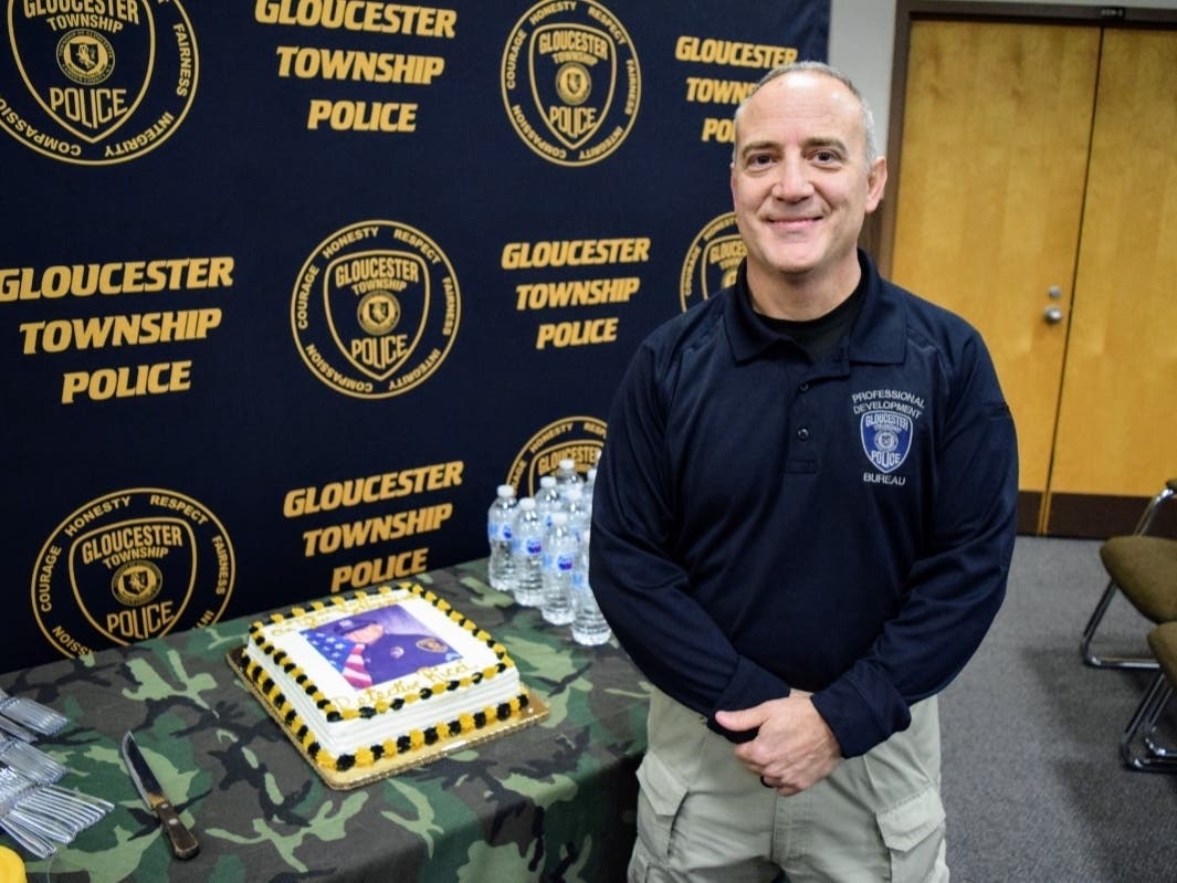 Detective John Ricci retired Monday after a 25-year law enforcement career with the Gloucester Township Police Department.