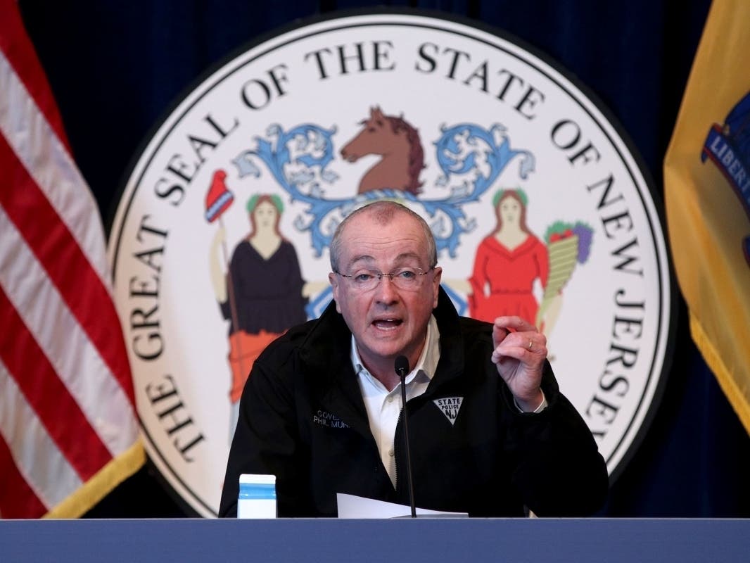 Gov. Phil Murphy, speaking here in one of the early coronavirus pandemic briefings, held his final in-person briefing on Friday, two years to the day of when the first case was confirmed. New Jersey is moving to endemic management status. 