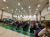 Residents filled the room at Civic Plaza Monday night to hear the continuing testimony on a proposal to build 59 homes on a 30-acre parcel in Breton Woods that is owned by Church of the Visitation.