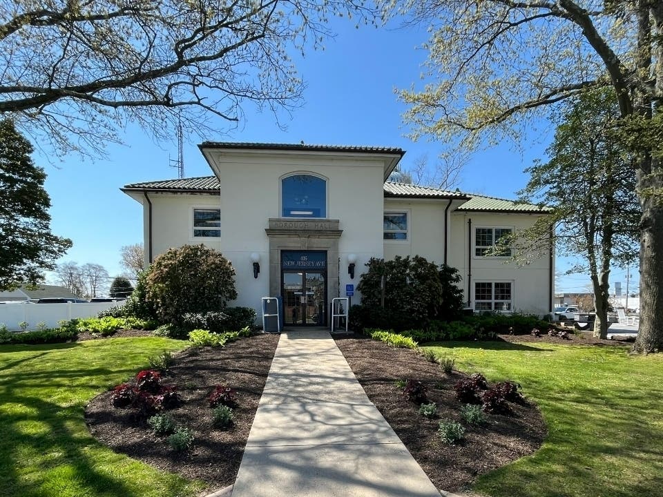 The borough promoted four officers and hired a new officer.