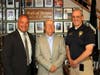 Toms River Police Chief Mitch Little, Community Service Officer Robert Marion and EMS Supervisor Kevin Monaghan.