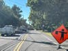 Crews from Jersey Central Power & Light are repairing eight utility poles that were damaged Friday morning when a truck caught a Verizon line, Toms River officials said. 