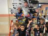 East Dover Principal Matt Gray was taped to the wall with duct tape for a Vest-A-Cop fundraiser at the elementary school. It supported the Toms River Police Vest-A-Cop efforts. 