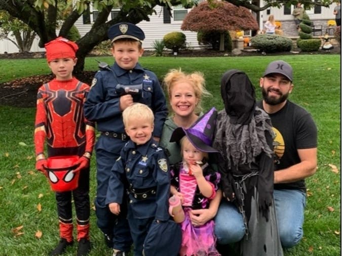 Landon Barker, 7, (in the Spiderman costume) and his younger brother, Finley, 6, were caught on video doing a kind deed: putting candy in a house's empty candy bowl while trick-or-treating. His act of kindness has spread across the country. 