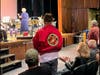 Veterans stand during the Manchester Township Schools' 18th annual ceremony honoring their military service.