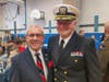 John Catalano, the 10th District assemblyman who represents Toms River and other nearby towns, with Toms River Mayor Maurice Hill, who served in the U.S. Navy.