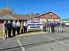 Brick officials hold a ceremonial groundbreaking at what will be the new Brick Township Senior Center. 
