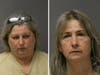 Aimee J. Lonczak (left) and Michele Nycz were both being held at the Ocean County Jail in Toms River on charges of child endangerment and animal cruelty.