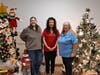 Elizabeth Lightbody-Cimer, the Exalted Ruler of the Toms River Elks Lodge 1875 (center), with Eileen Coyne, (right) a past exalted ruler of the lodge, and Valerie Marsden-Gray. The three say the Festival of Trees is one of the Elks' favorite events. 