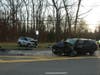 Another view of the Dodge Magnum and the Toyota Rav4 following the Route 530 crash on Tuesday. 