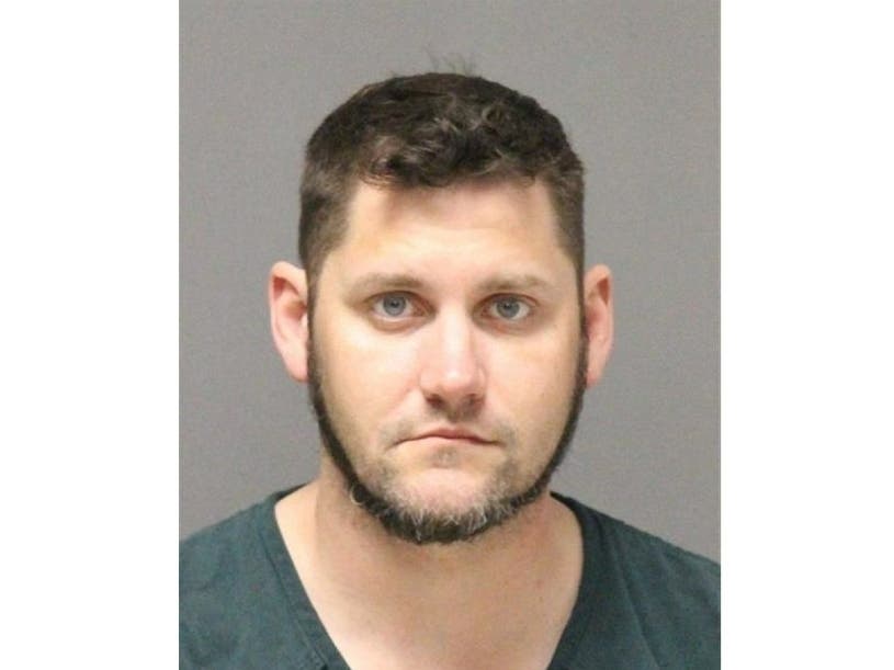 Mark A. Britt, 32, was found guilty of weapons possession and harassment in the 2019 domestic violence incident where he threatened a woman as she left because of an argument, authorities said. 