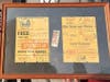 A closeup of the framed copy of an advertisement from the grand opening of the original Wawa store that stood at the Lanes Mill site, from 1982. 