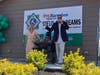 Christian (right) and Mary Kane and their son, Gavin, who was the inspiration for the RWJ Barnabas Field of Dreams in Toms River. 