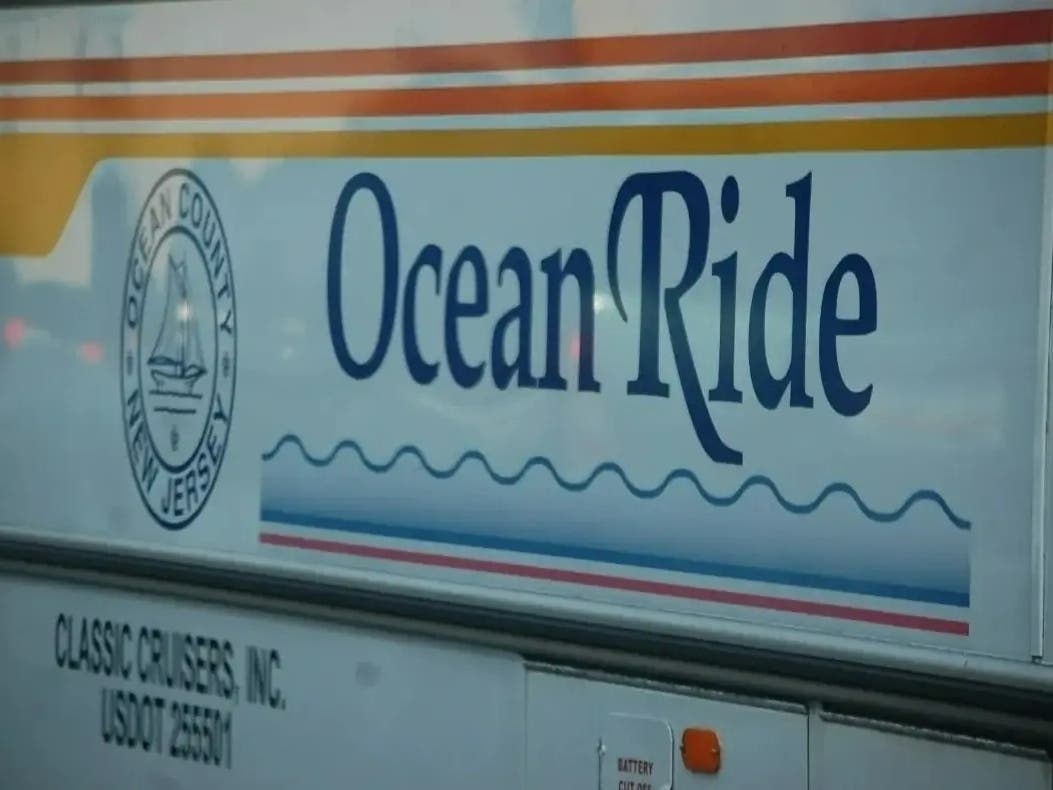 Toms River police said a teen from Burlington County ran a red light before hitting the bus. 