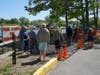Brick residents and officials gather at Cedar Bridge Manor Park on May 26 for a groundbreaking on long-awaited renovations. 