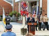 Manchester Mayor Robert Arace addresses attendees at the township's Sept. 11 ceremony. 
