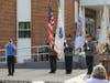 Larry Butts performs "Taps" during the Sept. 11 ceremony.