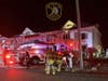 Firefighters faced an added challenge in fighting Friday night's fire on Sandy Place due to a lack of fire hydrants in the area. 